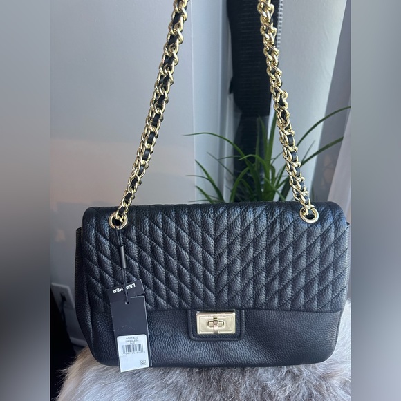 Karl lagerfeld Agyness Quilted -2 way Shoulder or Crossbody leather bag - Picture 10 of 15